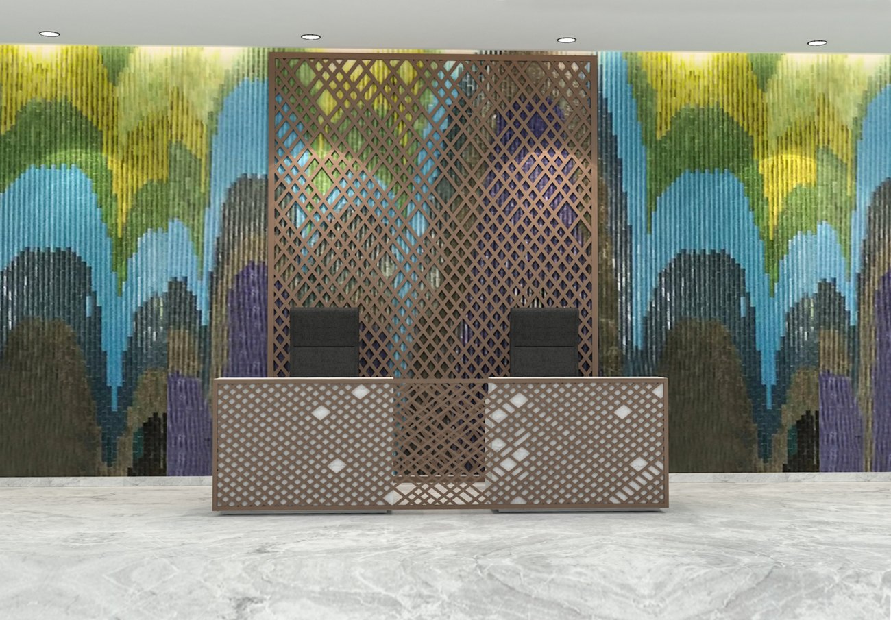 The Express Towers reception lobby