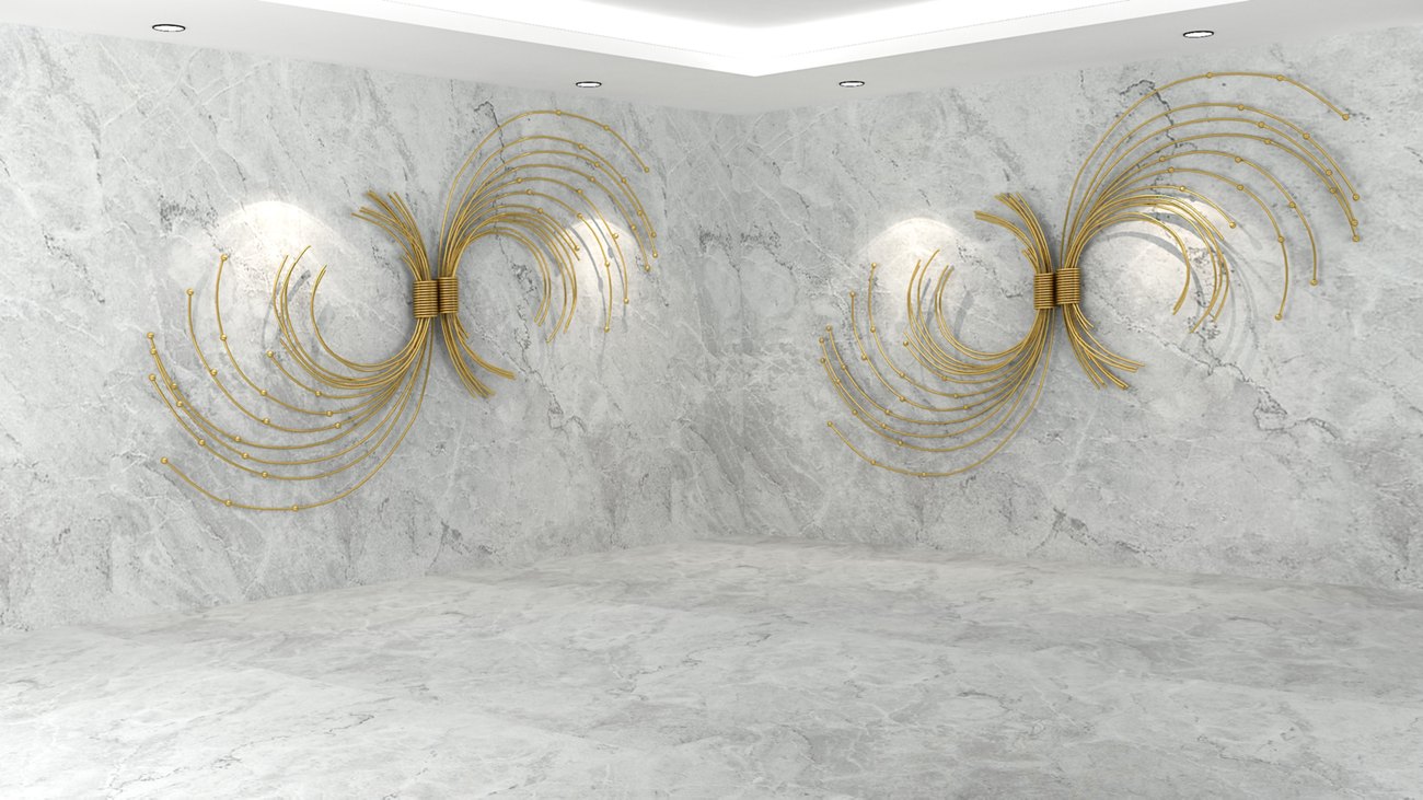 Wave wall sculptures