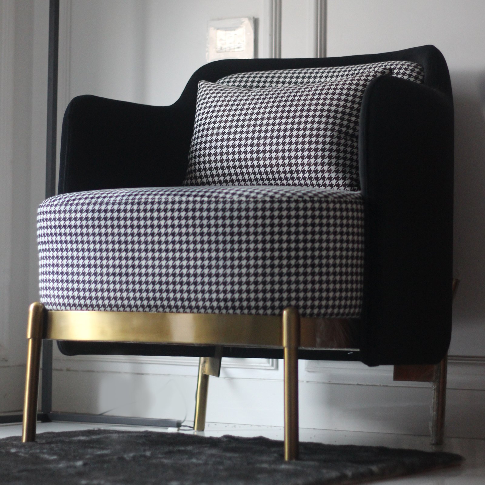 The chair in a panelled room