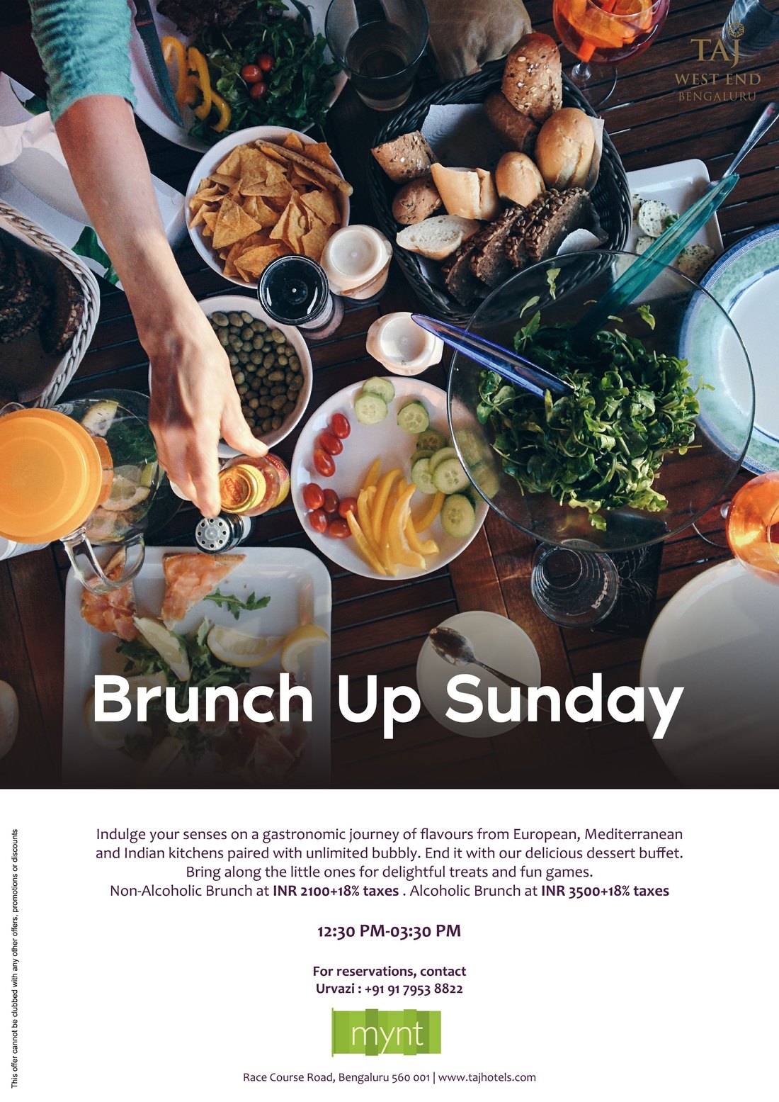 Mynt Sunday Brunch campaign