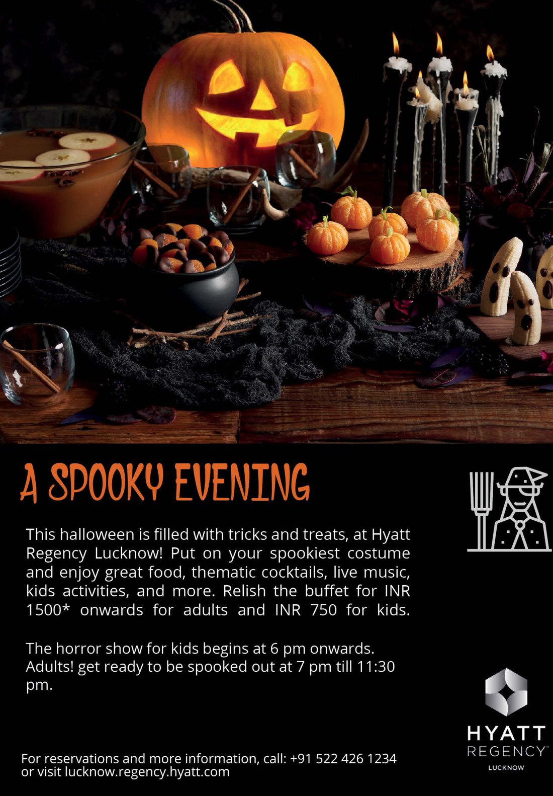 'A Spooky Evening' — a Halloween night at the hotel