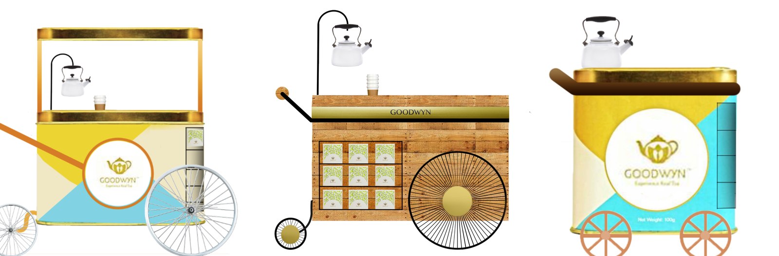 Ideations — several cart directions