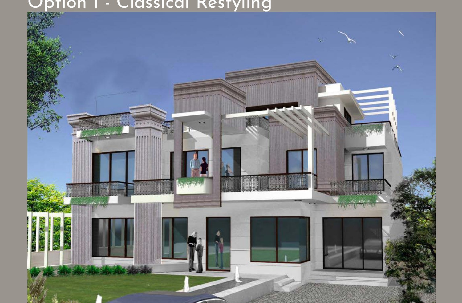 The classical alternative facade
