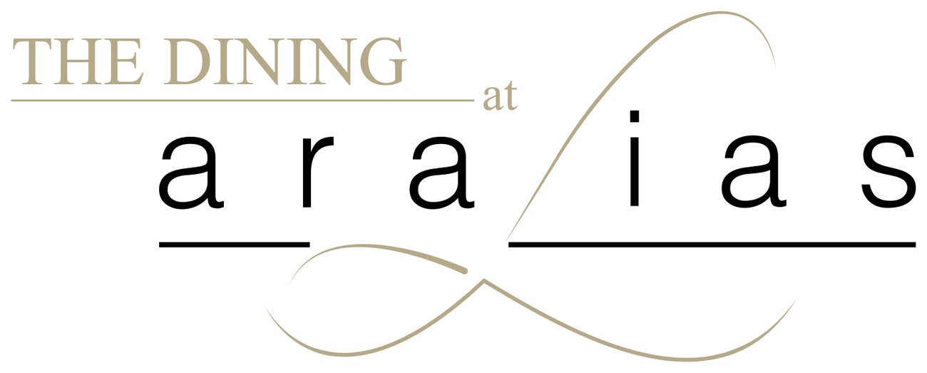'The Dining at Aralias' sub-brand lockup