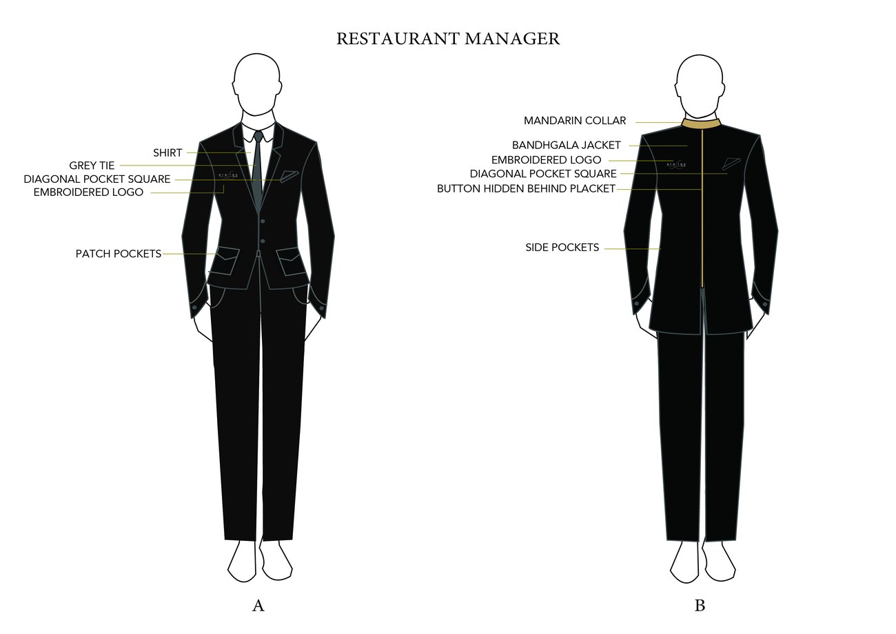 Bandhgala staff uniforms