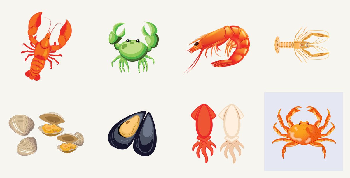 The illustrated shellfish library