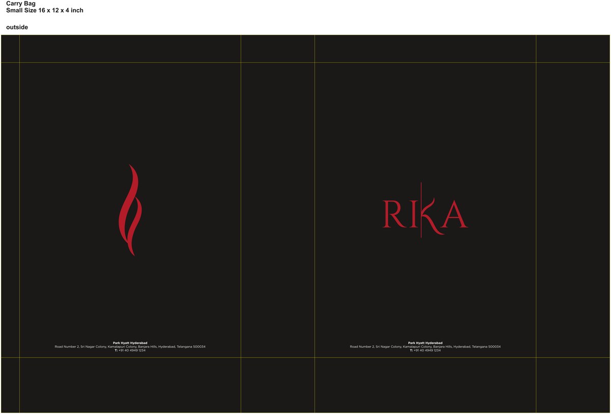 The RIKA wordmark and flame on black